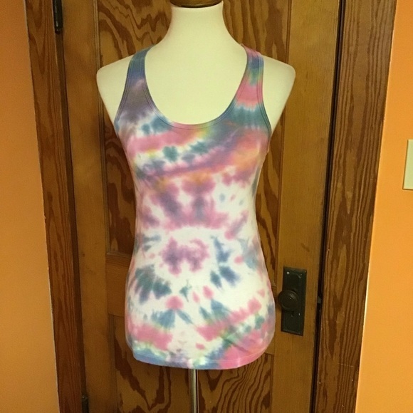 3 for 20 $ bundle Hippie chic tie dye racer back tank top - Picture 5 of 8